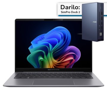 ASUS ExpertBook P5 prijenosnik, Ultra 7, 14, 32GB, 1TB, FreeDos (90NX0861-M007D0)