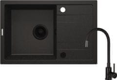 Deante set granitni sudoper i kuhinjska armatura Corio ZRCPG113