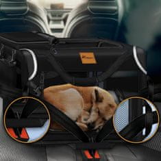 Tresko Transporter za pse i mačke 70x52x52 cm Crna