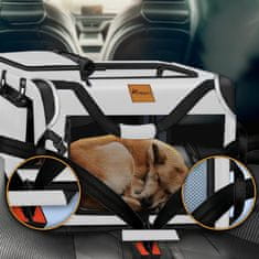 Tresko Transporter za pse i mačke 92x63x63 cm Svijetlosiva