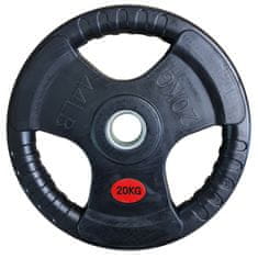Kubisport Rezervni gumeni disk s prianjanjem 20 kg - promjer 50 mm