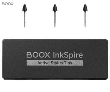 Onyx Boox Vrhovi za olovku InkSpire, 3 vrha, kompatibilni s olovkom InkSpire, crni
