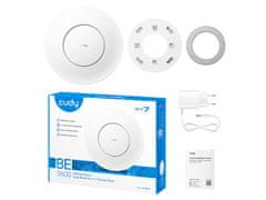 Cudy AP3600 pristupna točka, stropna, BE3600, 2.5G, Wi-Fi 7, Mesh