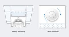 Cudy AP3600 pristupna točka, stropna, BE3600, 2.5G, Wi-Fi 7, Mesh