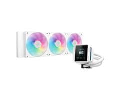 DEEPCOOL MYSTIQUE 360 ARGB komplet za tekuće hlađenje, 360 mm, LCD, bijela