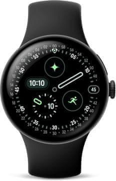 GOOGLE Pametni sat Pixel Watch 4 (41 mm), mat crna/tamno crna