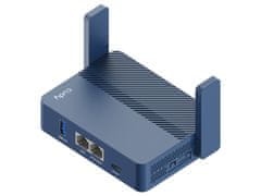 Cudy Bežični ruter TR3000, AX3000, 2.5G, Wi-Fi 6, Mini, VPN, Mesh, USB-C