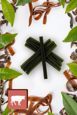 Mersjo Dentalna poslastica za pse - govedina s algama i ekstraktom zelenog čaja (7 štapića)