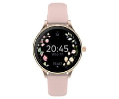 Forever Velora SB-306 pametni sat + narukvica, 2 remena, sportski načini rada, ružičasto zlato