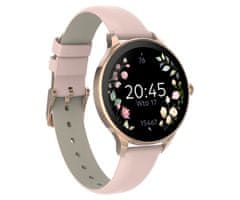 Forever Velora SB-306 pametni sat + narukvica, 2 remena, sportski načini rada, ružičasto zlato