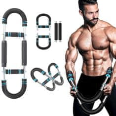 SOLFIT® Trener snage za cijelo tijelo s 3 razine otpora, ergonomske ručke i kompaktni dizajn | MUSKLOR