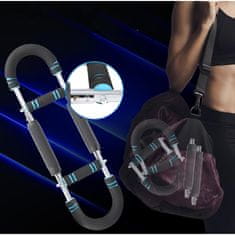 SOLFIT® Trener snage za cijelo tijelo s 3 razine otpora, ergonomske ručke i kompaktni dizajn | MUSKLOR