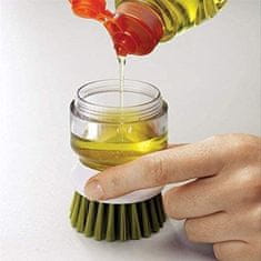 HOME & MARKER® Četka za čišćenje s postoljem, antibakterijska kuhinjska četka bez masnoće, higijenska i praktična | BRUSKICA