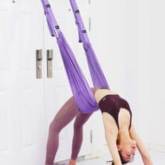 SOLFIT® Traka za zračnu jogu, elastična i sigurna aerial yoga traka za rastezanje i bolju fleksibilnost | AEROGA
