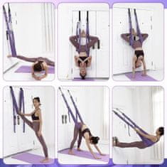 SOLFIT® Traka za zračnu jogu, elastična i sigurna aerial yoga traka za rastezanje i bolju fleksibilnost | AEROGA
