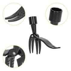 HOME & MARKER® Alat za korov s 4 kandže, učinkovito uklanjanje korova bez savijanja, lagan i prenosiv vrtni alat | ROOTNIK