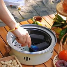 HOME & MARKER® Prijenosni mini roštilj na ugljen, kompaktni BBQ za kampiranje i vrt | GRILLSTER