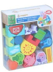 Marionette DJEČJE DRVENE KOCKE 20 KOM 26610-IGRA