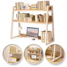 LIVEFY polica za stol Shelfy 95x32x90cm, bijela