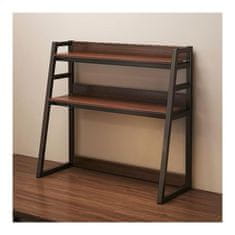 LIVEFY polica za stol Shelfy 95x32x90cm, crna