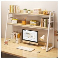 LIVEFY polica za stol Shelfy 95x32x90cm, bijela