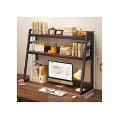 LIVEFY polica za stol Shelfy 95x32x90cm, crna