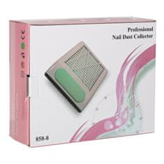 LIVEFY Dust Extractor usisavač prašine za nokte 80W + filter, bijela