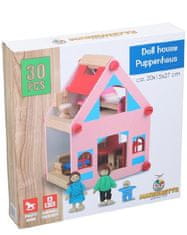 Marionette DJEČJA KUĆICA DRVENA 15 DIJELOVA 30535