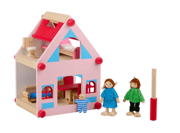 Marionette DJEČJA KUĆICA DRVENA 15 DIJELOVA 30535