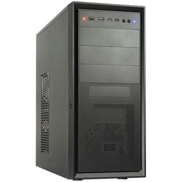 Inter-tech IT-8862 PLAID midi-ATX crno kućište