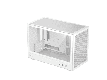 DEEPCOOL CH260 kućište za računalo, Micro-ATX, kajensko staklo, bijelo