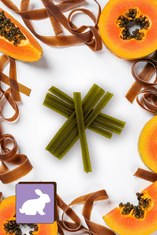 Mersjo Dentalna poslastica za pse Mersjo Dental Sticks - Zec Papaja & Brusnica (7 štapića)