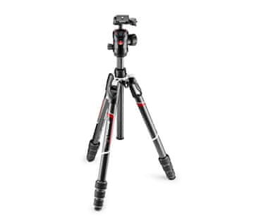 Manfrotto Befree GT karbonski putni foto stativ - (MKBFRTC4GT-BH) + POKLON držač za telefon (MTWISTGRIPK)