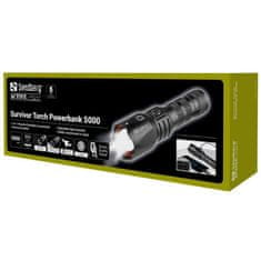 Sandberg Survivor Torch Powerbank 5000 svjetiljka s prijenosnom baterijom