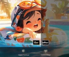 Byintek projekcijsko platno, 254 cm (100"), perivi materijal, bijela