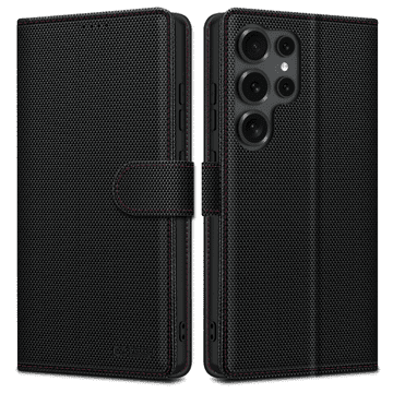 Tech-protect Wallet RS preklopna maska za Samsung Galaxy S25 Ultra, crno