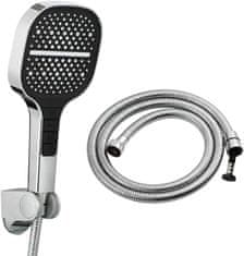 HOME & MARKER® Tuš ručka srebrna 25x13 cm, masažni tuš sa spa efektom | MEGASHOWER
