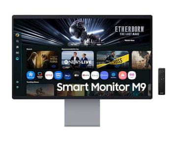 Samsung Pametni monitor M9 M90SF monitor, 81,28 cm (32), OLED, 4K, Wi-Fi, kamera (LS32FM900SUXDU)