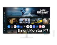 Samsung Smart Monitor M7 M70F monitor, 109,22cm (43), VA, 4K, Wi-Fi, bijeli (LS43FM703UUXDU)