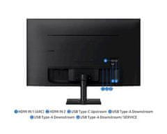Samsung Pametni monitor M7 M70F monitor, 81,28 cm (32), VA, 4K, Wi-Fi (LS32FM702UUXDU)