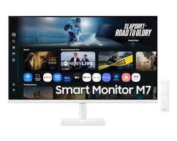 Samsung Pametni monitor M7 M70F monitor, 81,28 cm (32), VA, 4K, Wi-Fi, bijeli (LS32FM703UUXDU)