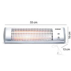 Velamp VELAMP zidna kvarcna grijalica PR304 (1200 W)