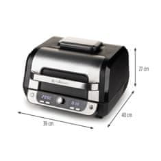 Rosmarino AirGrill Pro cvrtnik na vroči zrak, črno-srebrn