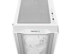 DEEPCOOL Kućište za računalo CC560 MESH V2, ATX, Midi-Tower, ARGB, Kaljeno staklo, bijelo (R-CC560-WHAMA4-G-2)