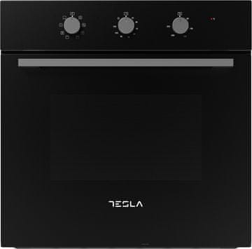 TESLA BO600SB ugradbena pećica, A klasa, 60L, crna