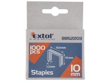 Extol Premium Kopče pakiranje od 1000 komada, 14 mm, 10,6 x 0,52 x 1,2 mm
