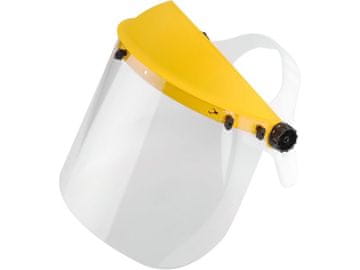 Extol Premium Zaštitni štitnik za cijelo lice s naslonom za glavu, prozirni polikarbonat