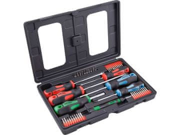 Extol Premium Set alata odvijači i set bitova 47 komada, bitovi 1/4" i mini bitovi 4 mm, CrV