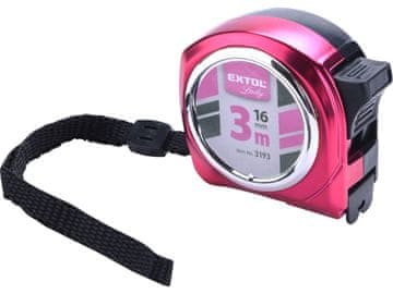 Extol Lady Mjerna traka 3 m, širina trake 16 mm