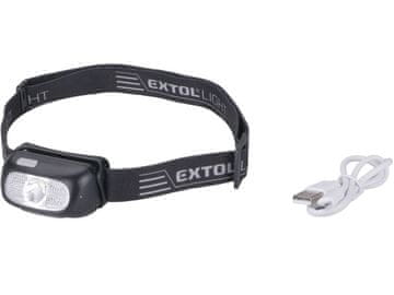 Extol Light Čeona svjetiljka (43181) 130lm CREE XPG, punjiva, USB, domet 40m, 5W CREE XPG LED